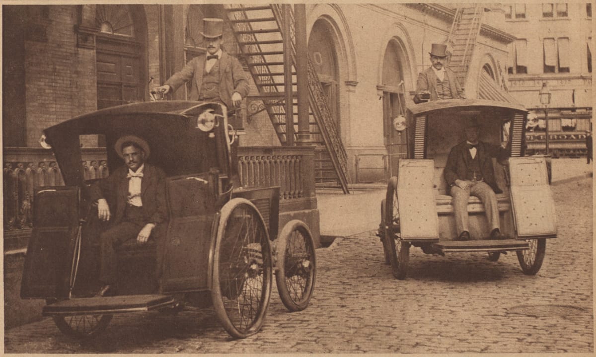 Electrobat Taxi From 1800's