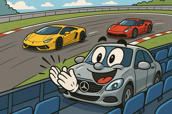 As Supercars Electrify, Mercedes Wins