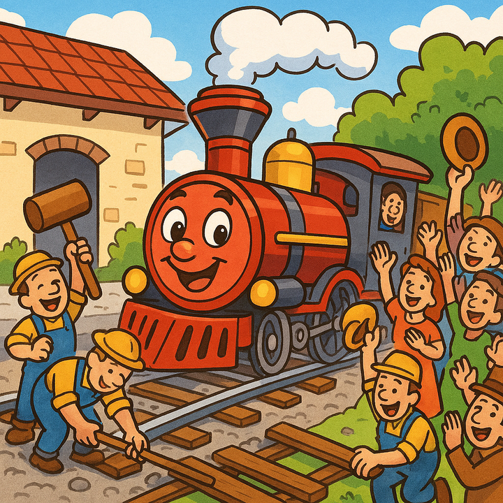 When the Train Arrives Just in Time!